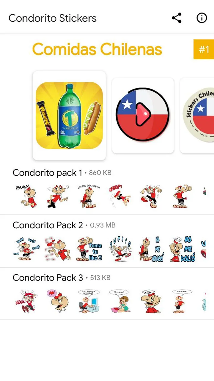 Condorito Stickers - Wasticker | Indus Appstore | Screenshot