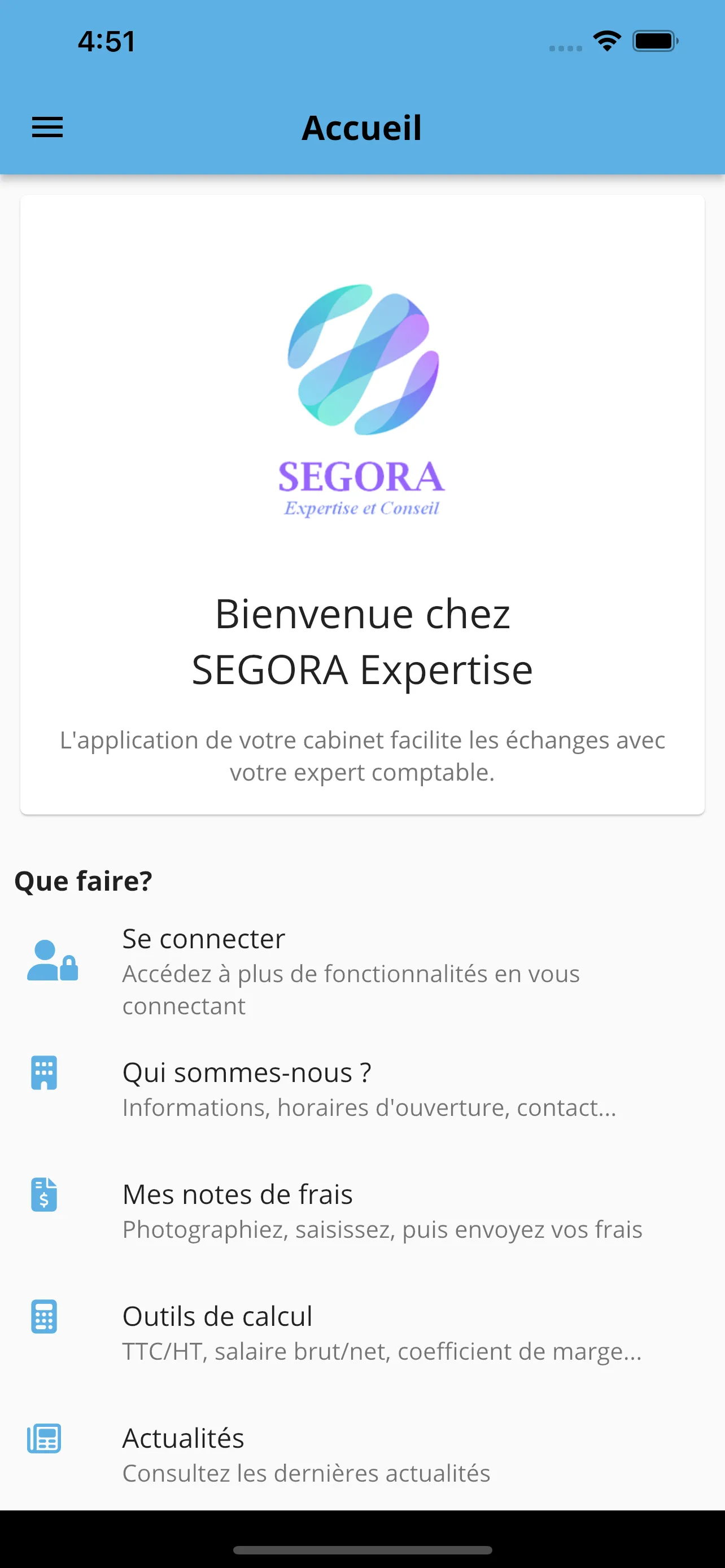 SEGORA Expertise et Conseil | Indus Appstore | Screenshot