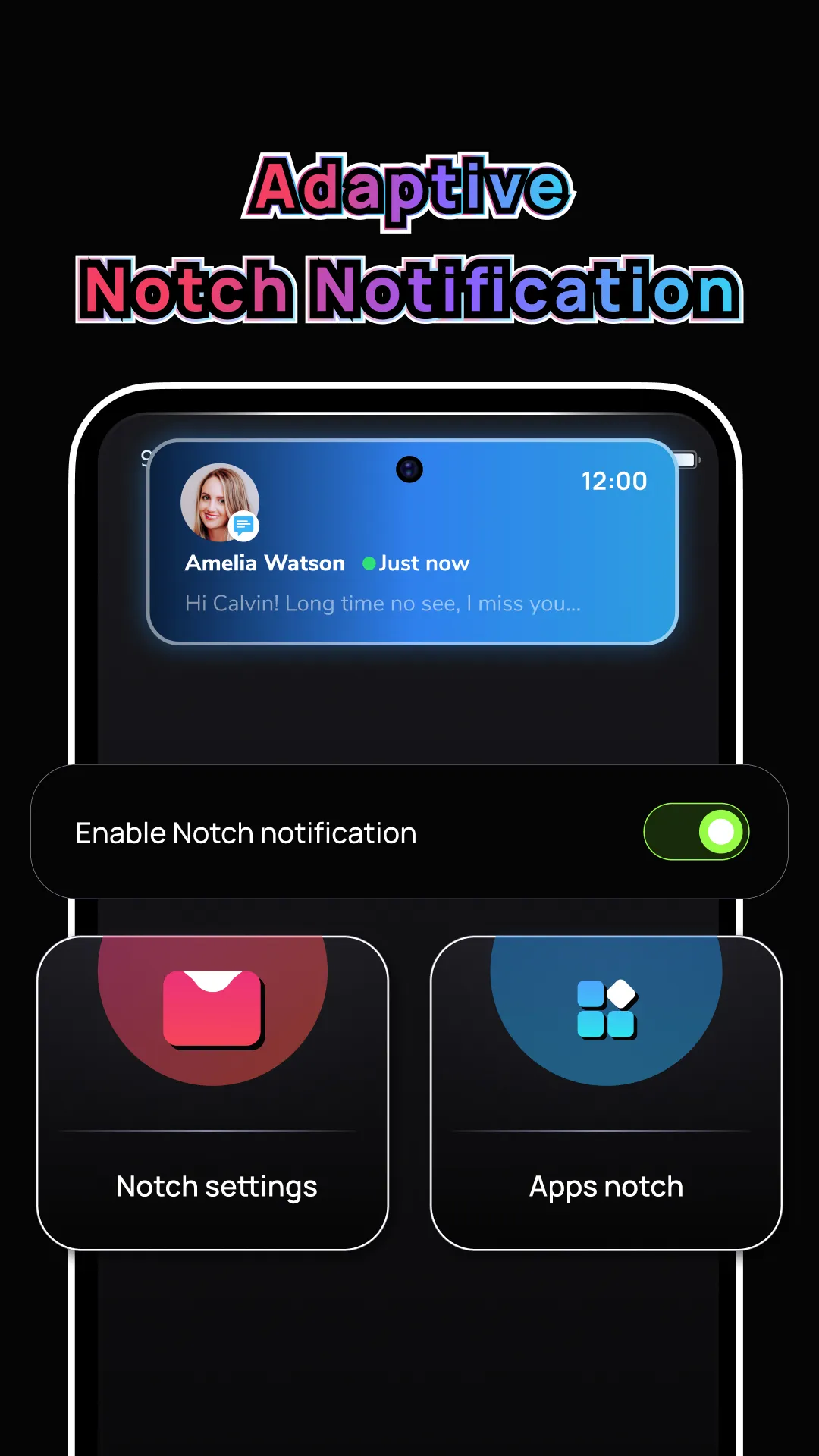 Adaptive Notch Notification | Indus Appstore | Screenshot