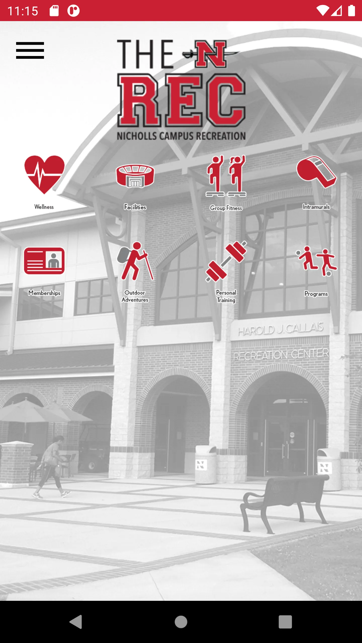 Nicholls State Rec Center | Indus Appstore | Screenshot