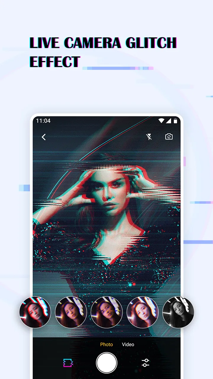 Glitch-Mix: Glitch Photo Video | Indus Appstore | Screenshot