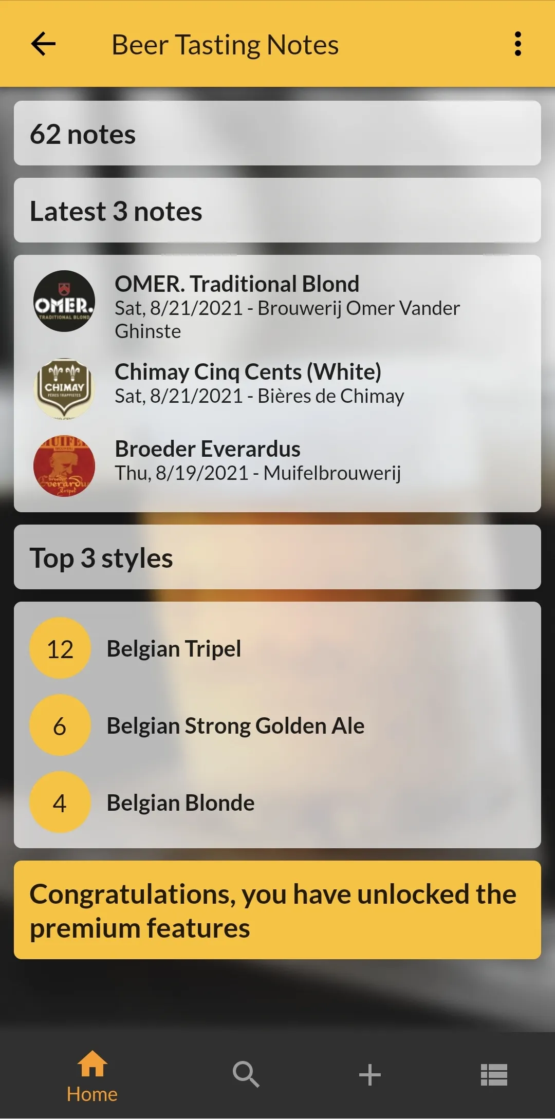 Beer Tasting Notes | Indus Appstore | Screenshot