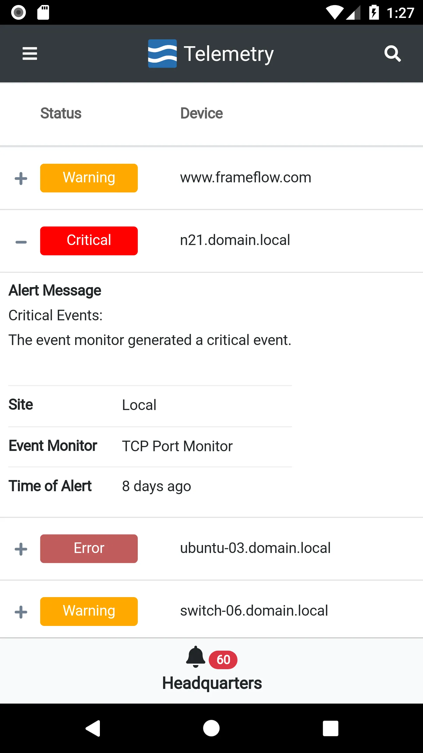 FrameFlow Telemetry | Indus Appstore | Screenshot