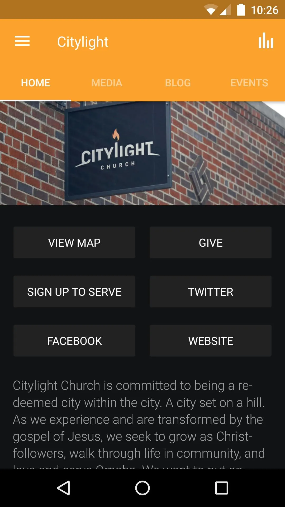 Citylight Church App | Indus Appstore | Screenshot