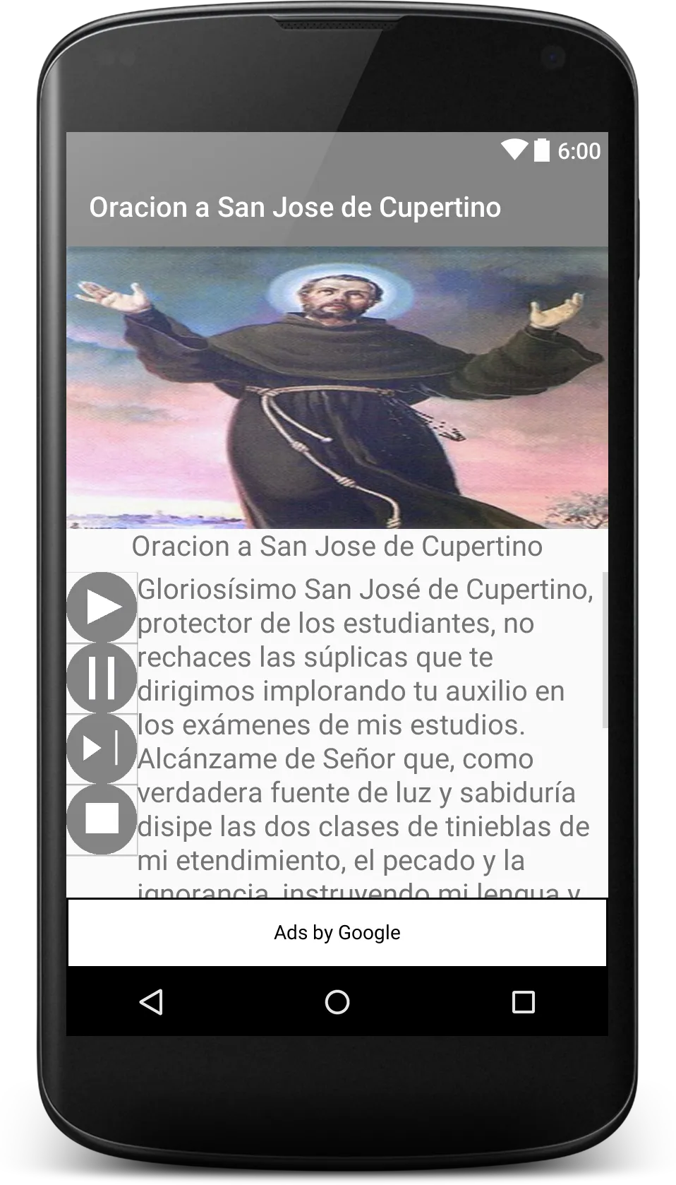 Oración San José de Cupertino | Indus Appstore | Screenshot