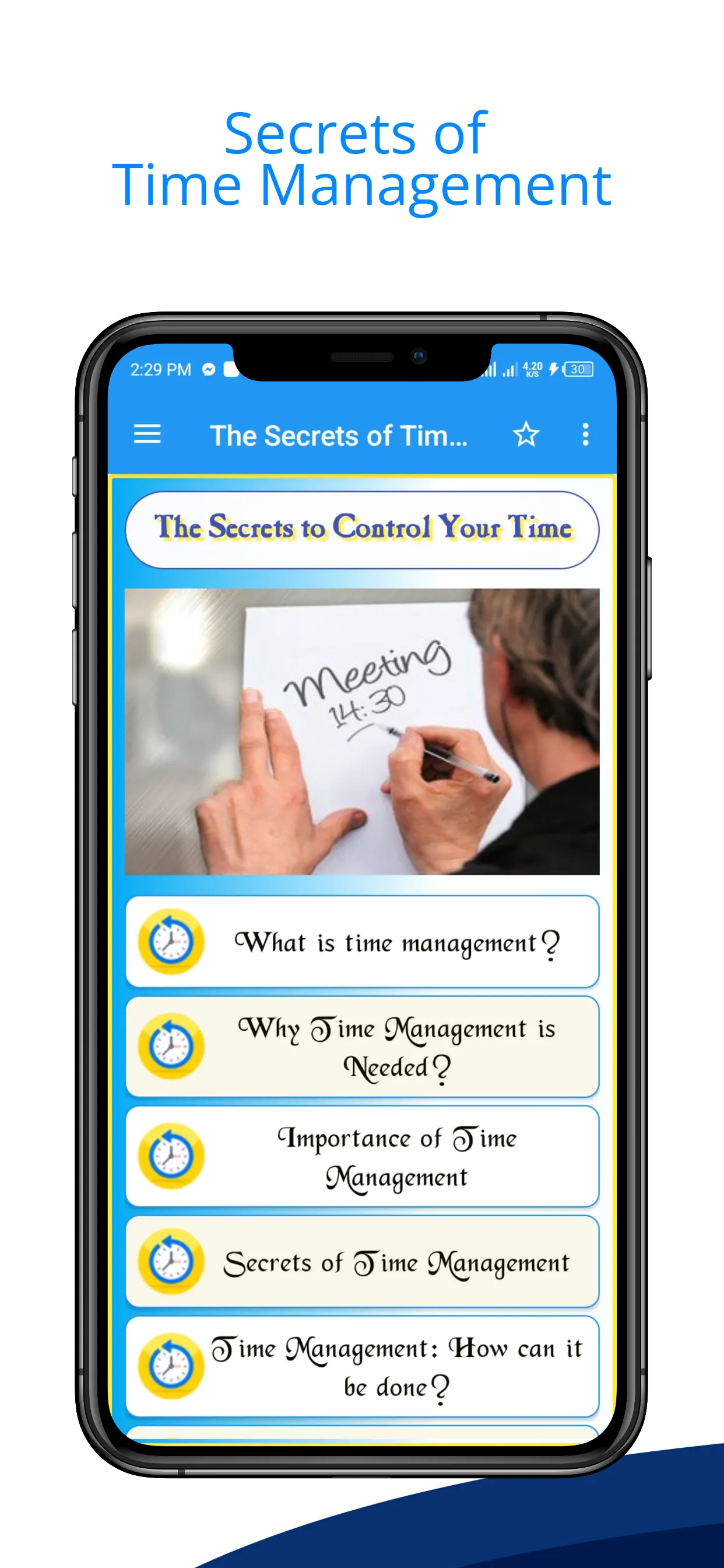 The Secrets of Time Management | Indus Appstore | Screenshot