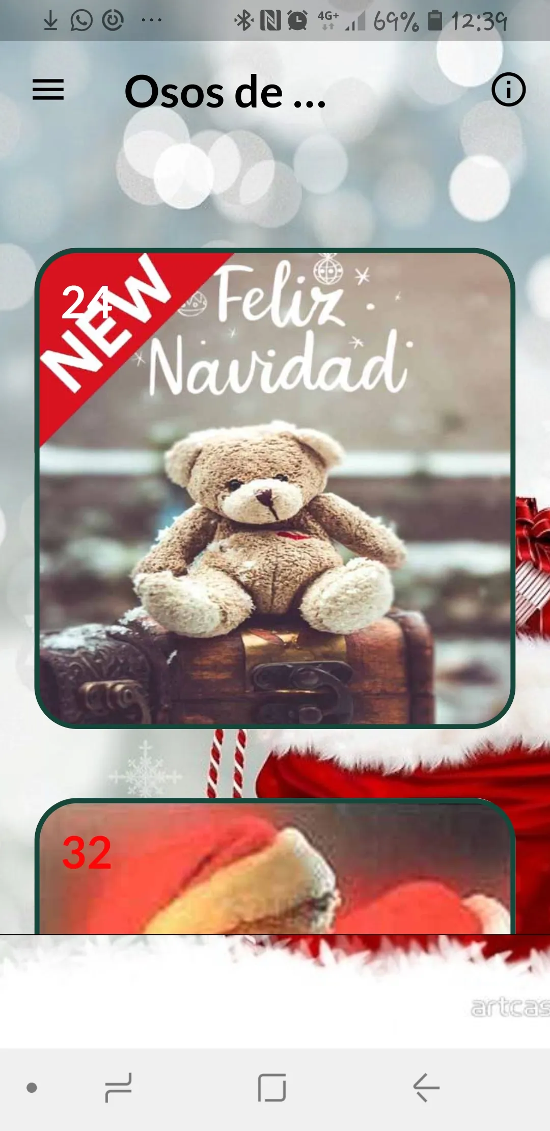 OSITOS NAVIDEÑOS Y AÑO NUEVO | Indus Appstore | Screenshot