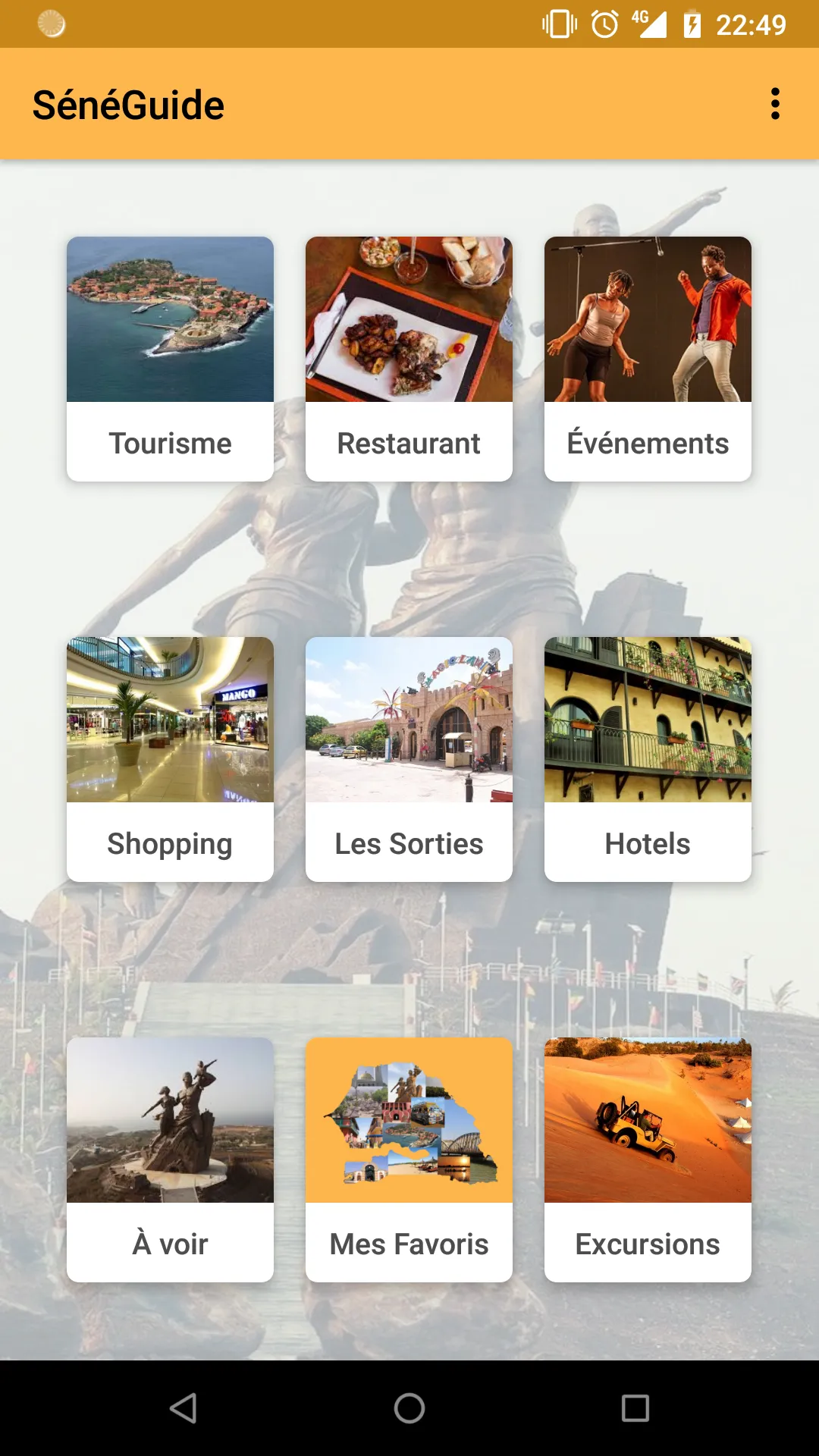 Sénéguide -Sénégal Guide Touri | Indus Appstore | Screenshot