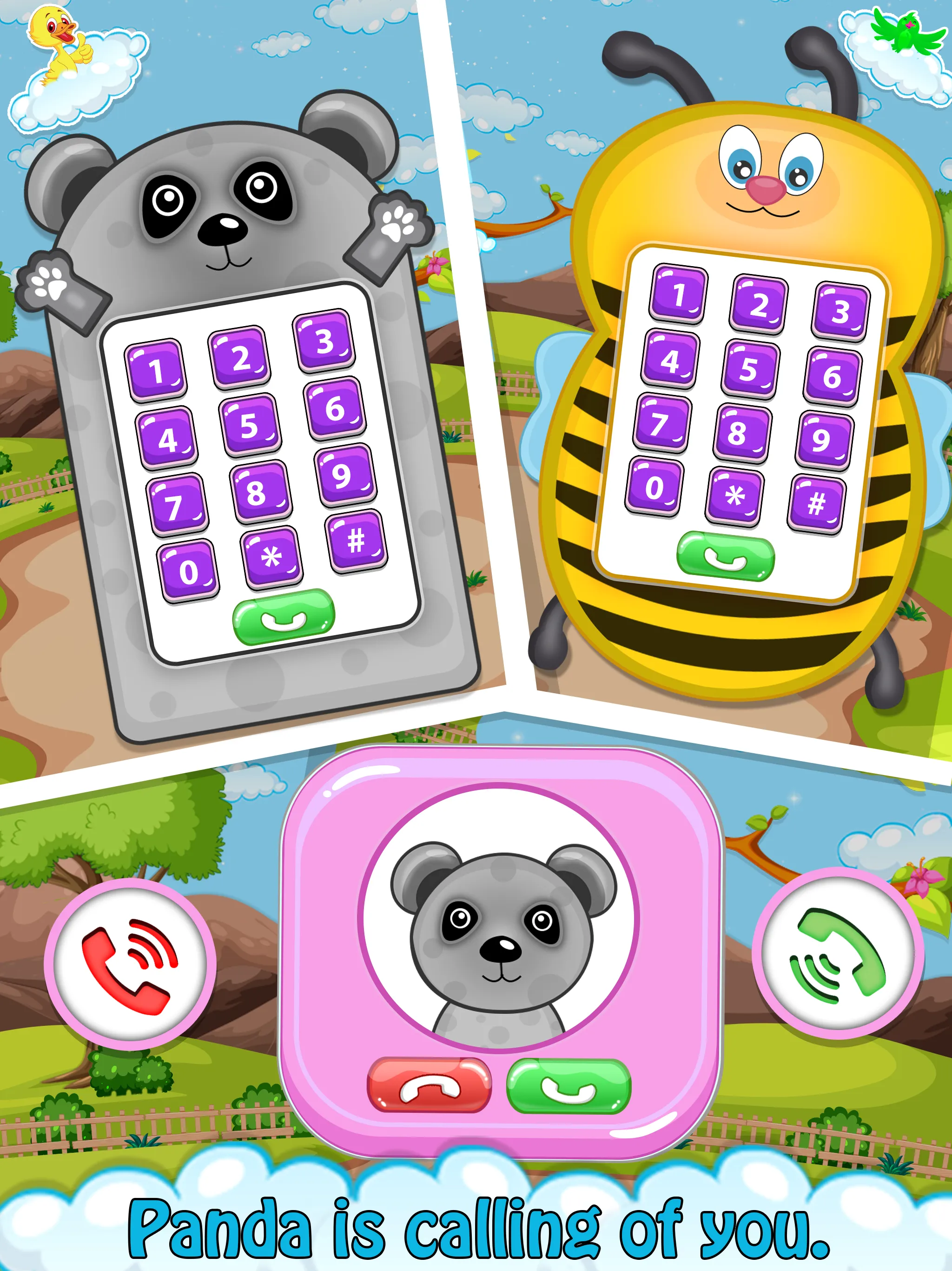 Animals baby Phone for toddler | Indus Appstore | Screenshot