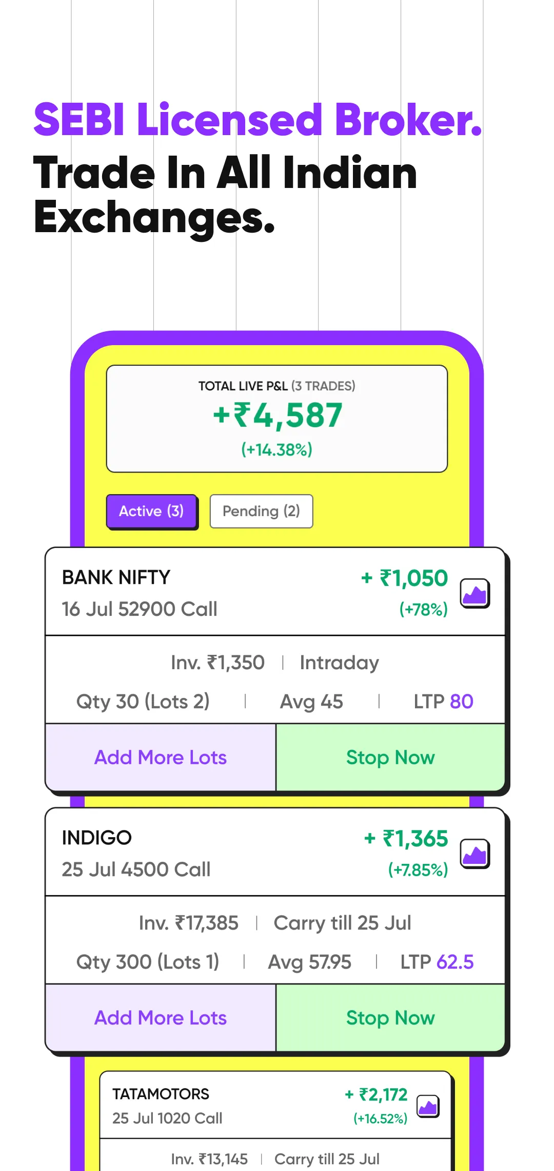 MarketWolf: Trade Options Now | Indus Appstore | Screenshot