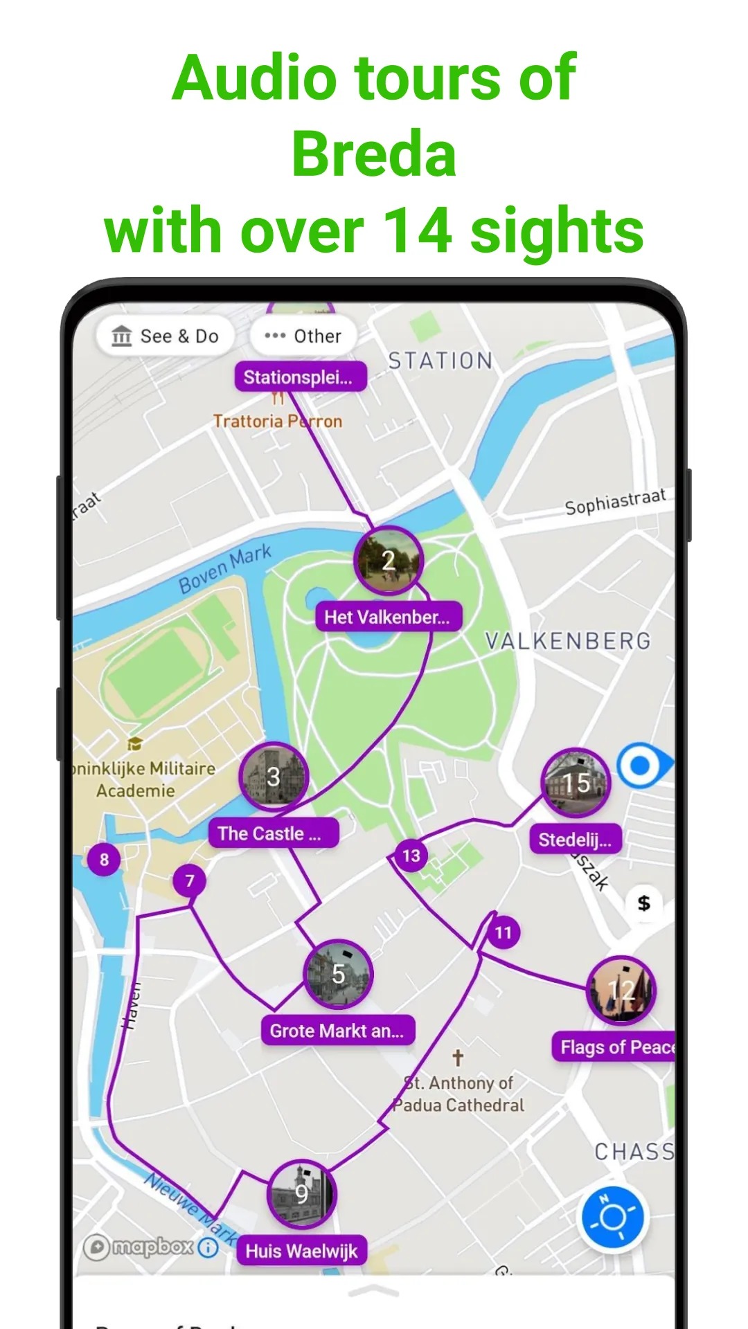 Breda Tour Guide:SmartGuide | Indus Appstore | Screenshot