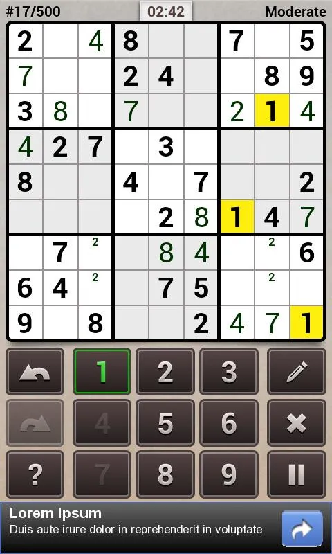 Andoku Sudoku 2 | Indus Appstore | Screenshot