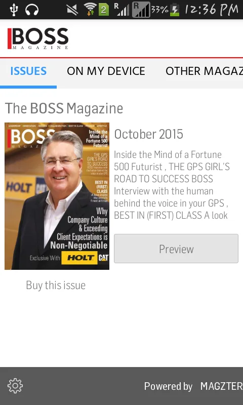 The BOSS Magazine | Indus Appstore | Screenshot