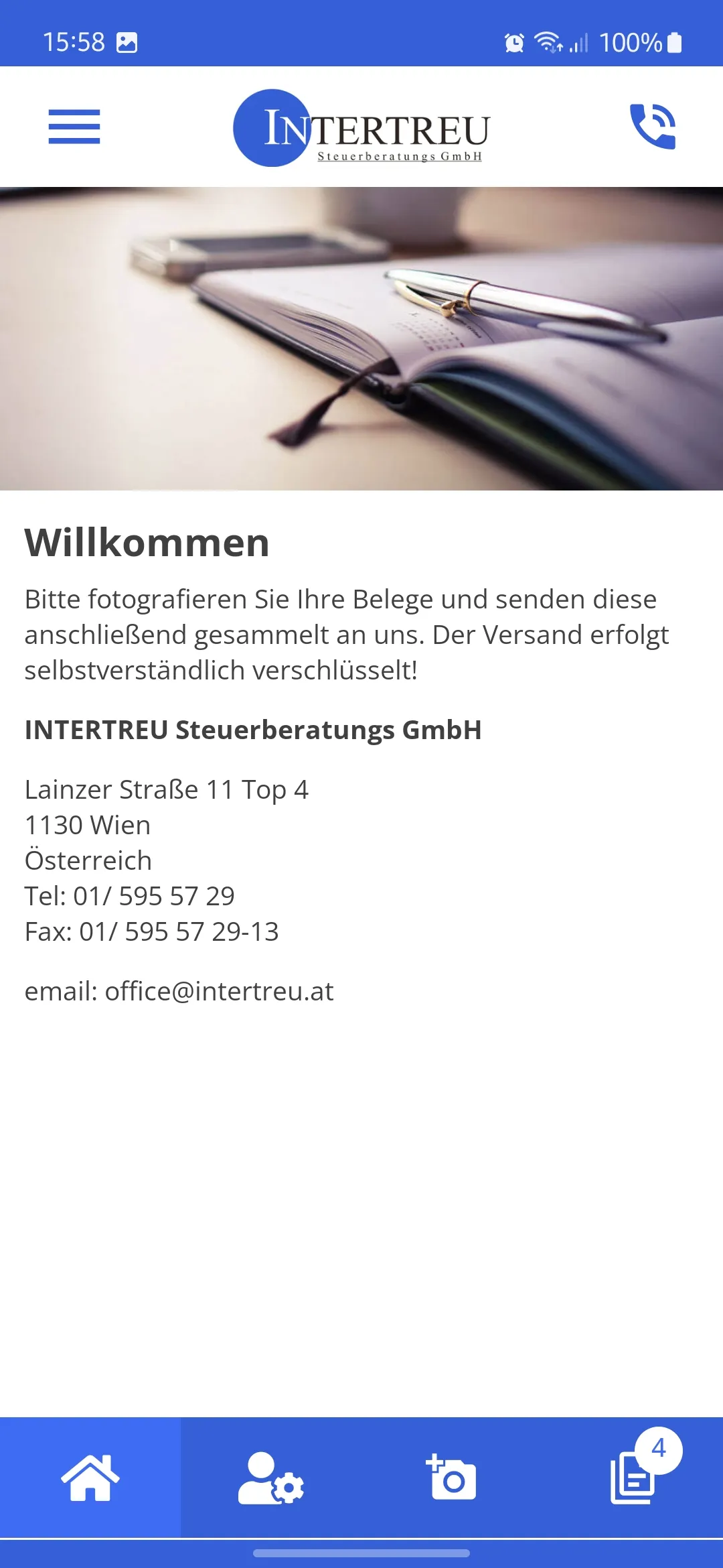 Intertreu Steuerberatungs GmbH | Indus Appstore | Screenshot