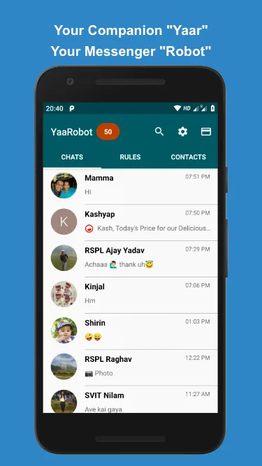 YaaRobot - Auto Reply for WA | Indus Appstore | Screenshot