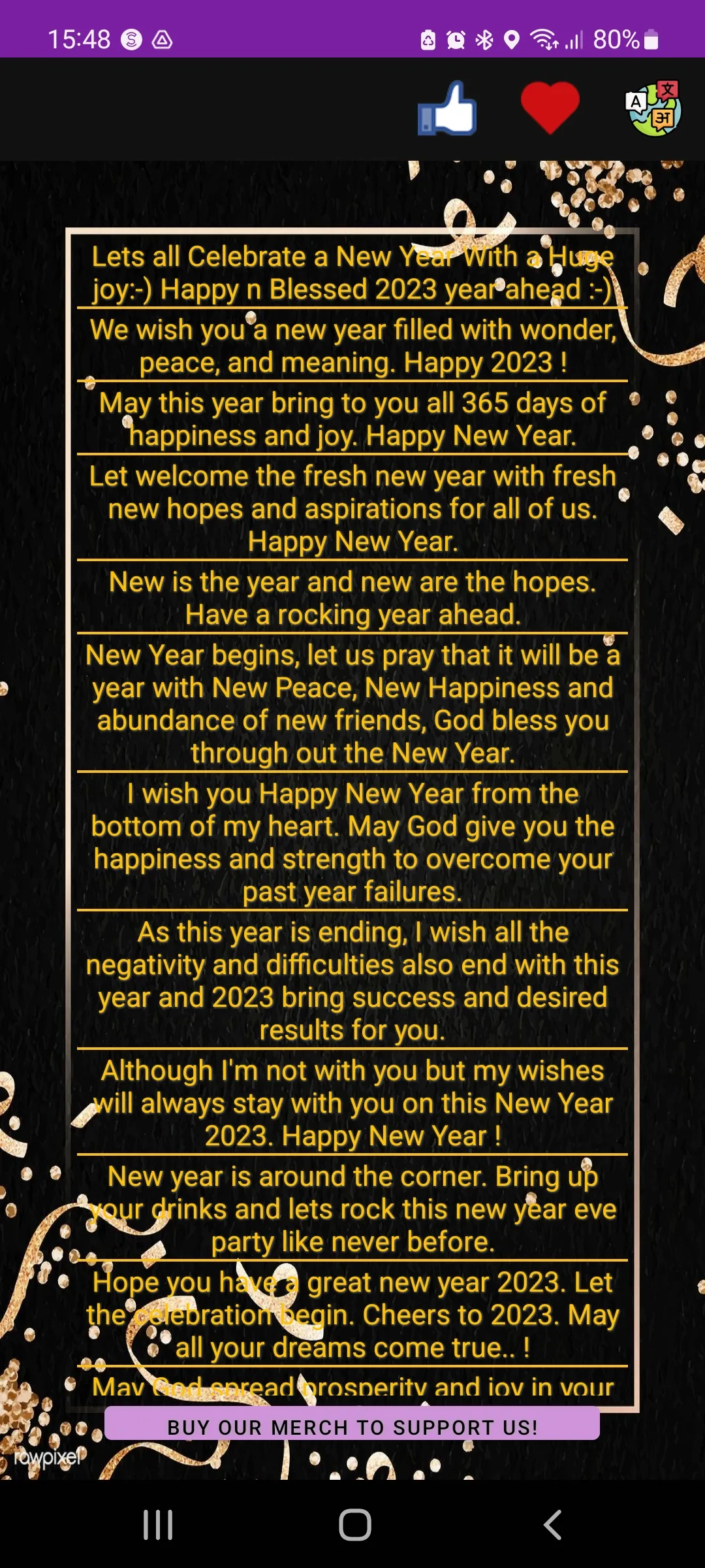 happy new year 2024 messages | Indus Appstore | Screenshot