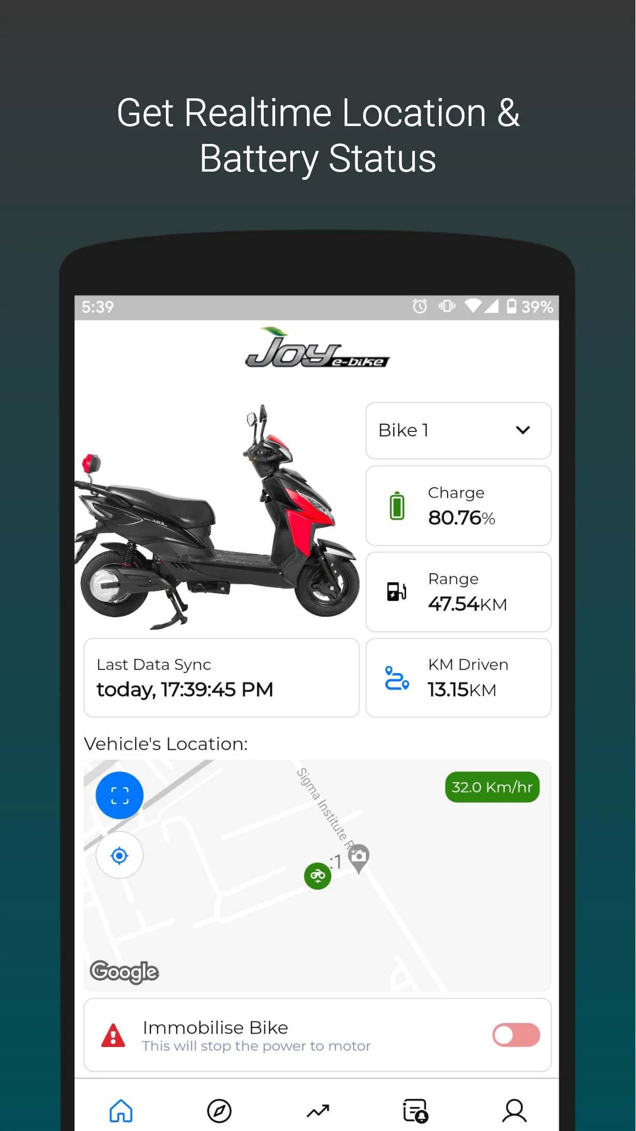 Joy E-Bike | Indus Appstore | Screenshot