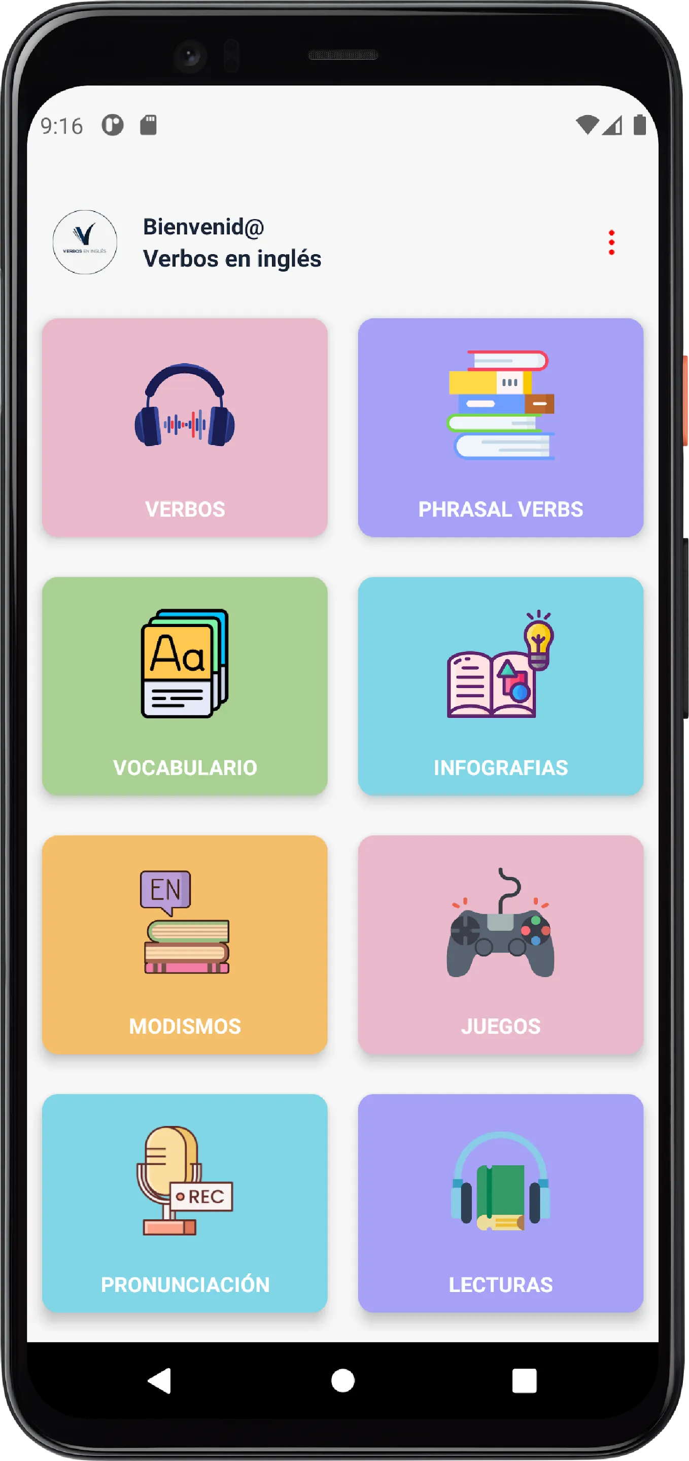 Verbos en Inglés | Indus Appstore | Screenshot