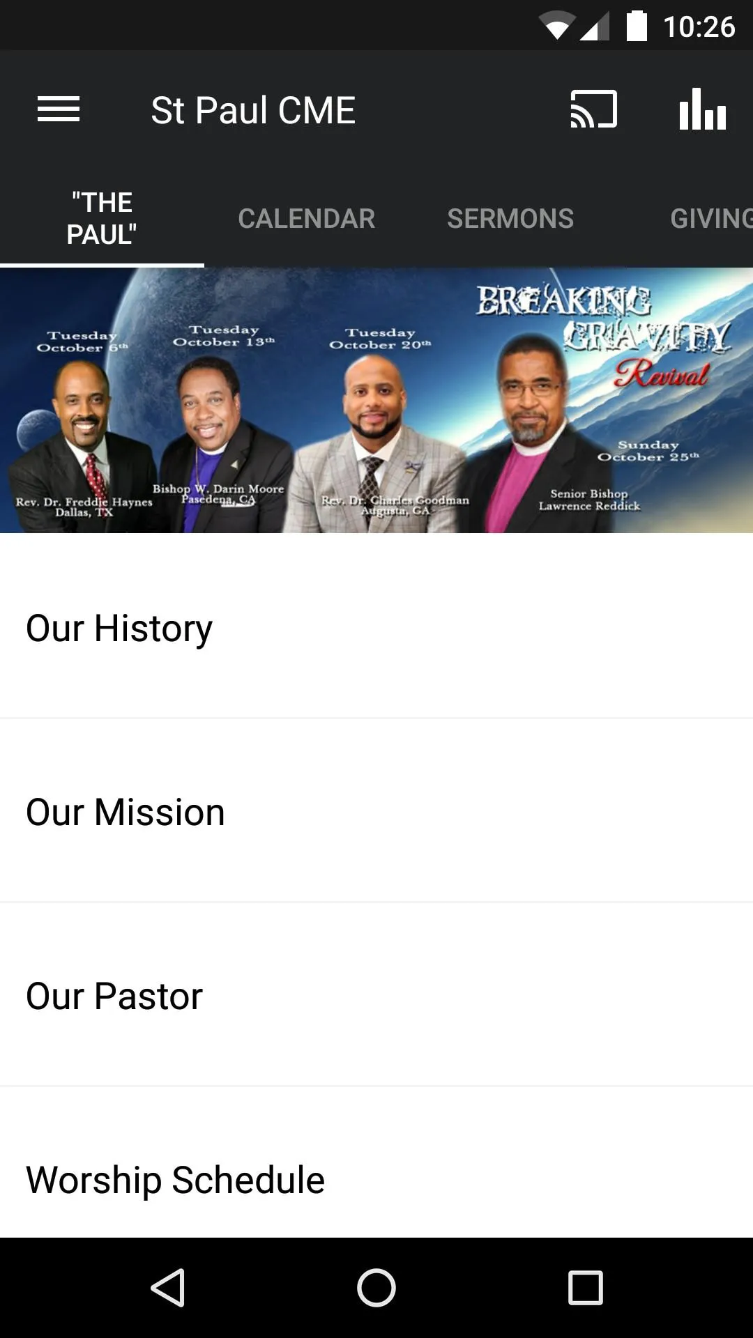 St. Paul CME Church - Savannah | Indus Appstore | Screenshot