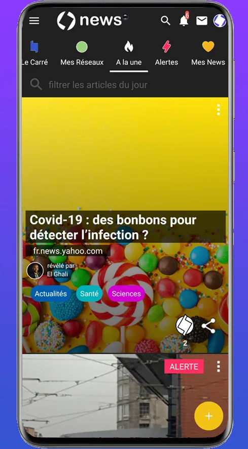 Kubiq News - Actualités France | Indus Appstore | Screenshot