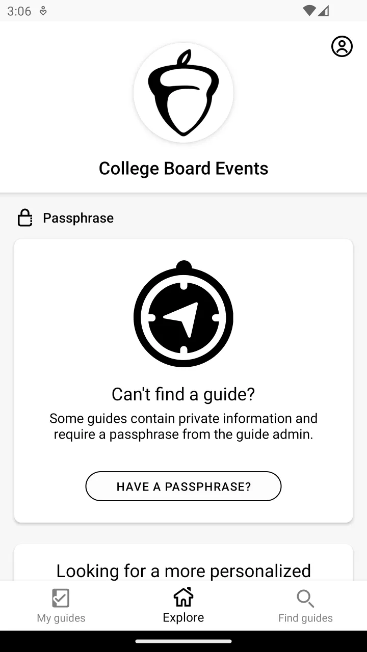 College Board Events | Indus Appstore | Screenshot