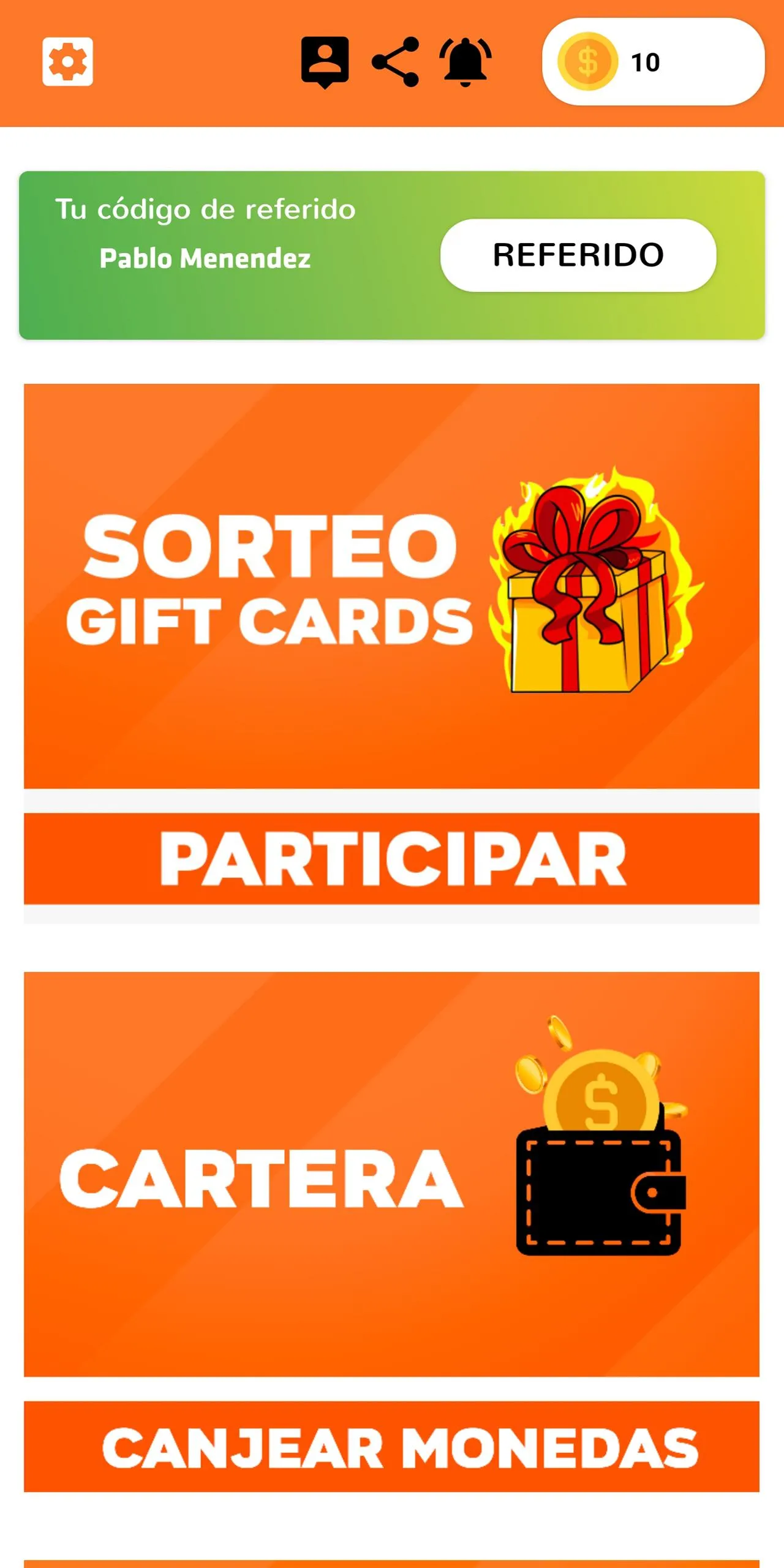 Sortea2 - Tarjetas Regalo | Indus Appstore | Screenshot