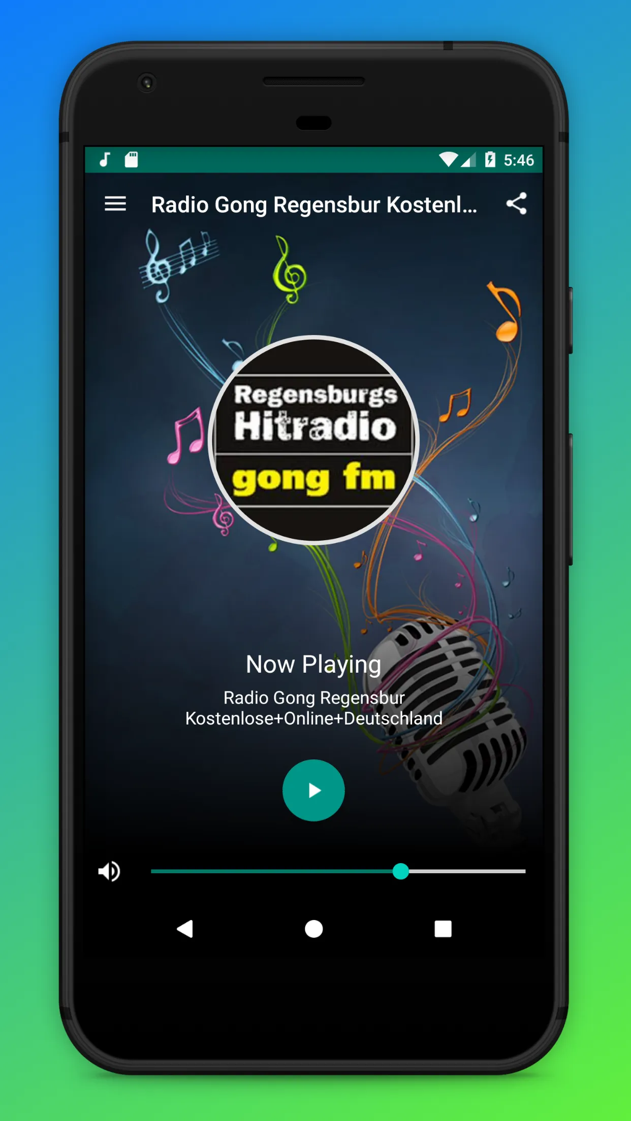 Gong FM Regensburg Radio App | Indus Appstore | Screenshot