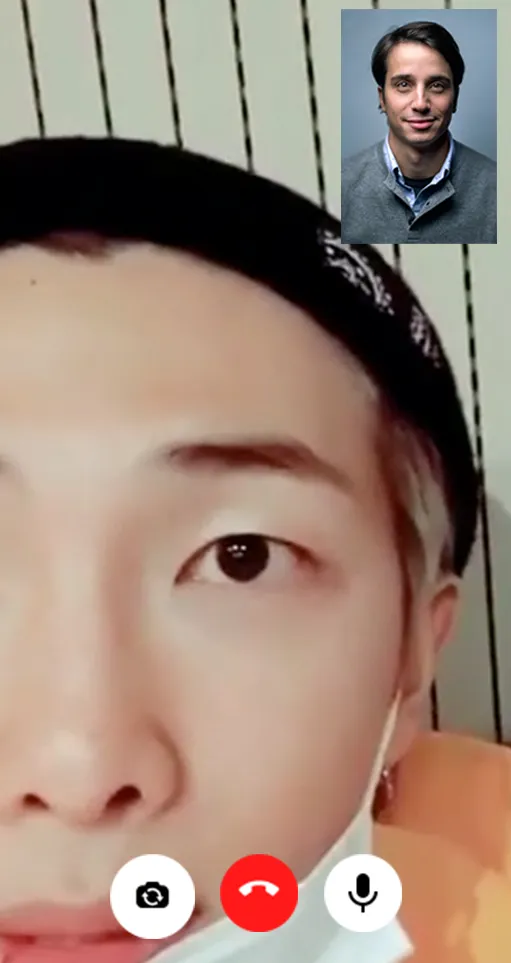 Kim Namjoon Fake Video Call | Indus Appstore | Screenshot