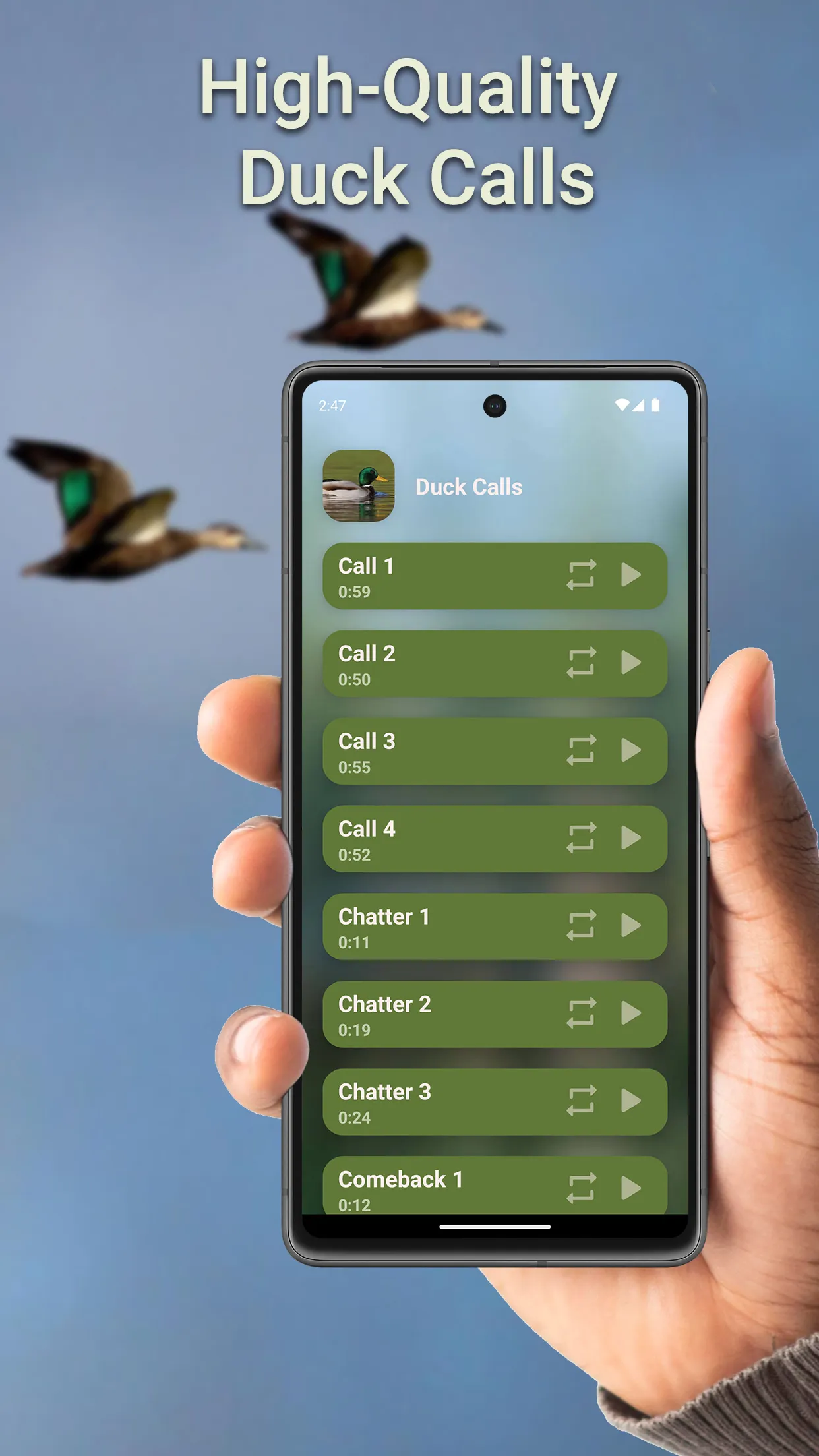 Duck Hunting Calls | Indus Appstore | Screenshot
