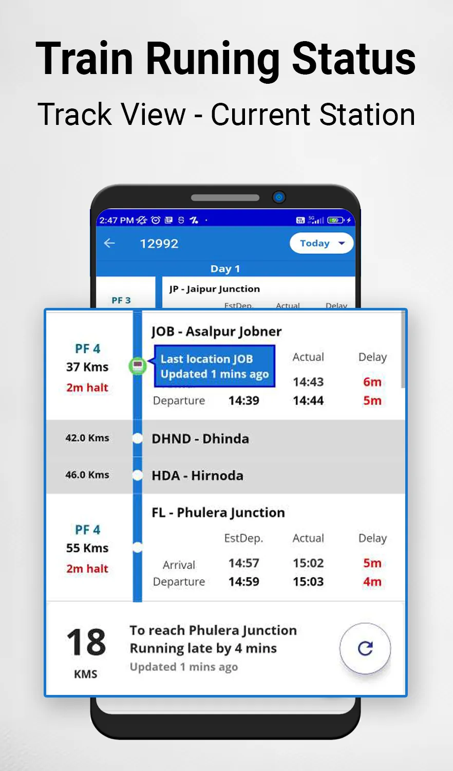 Find My Train - Live Location | Indus Appstore | Screenshot