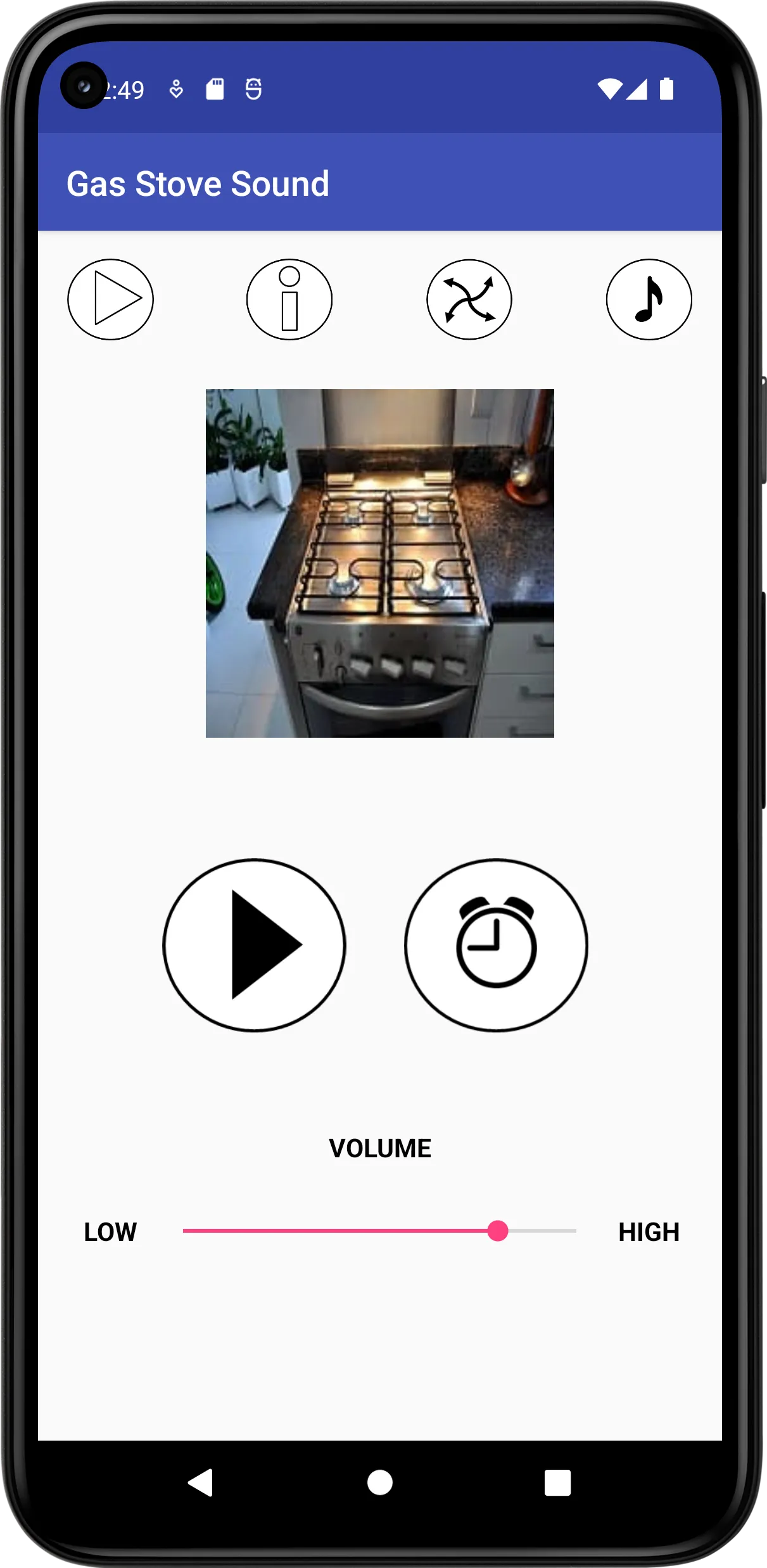 Gas Stove Sound | Indus Appstore | Screenshot