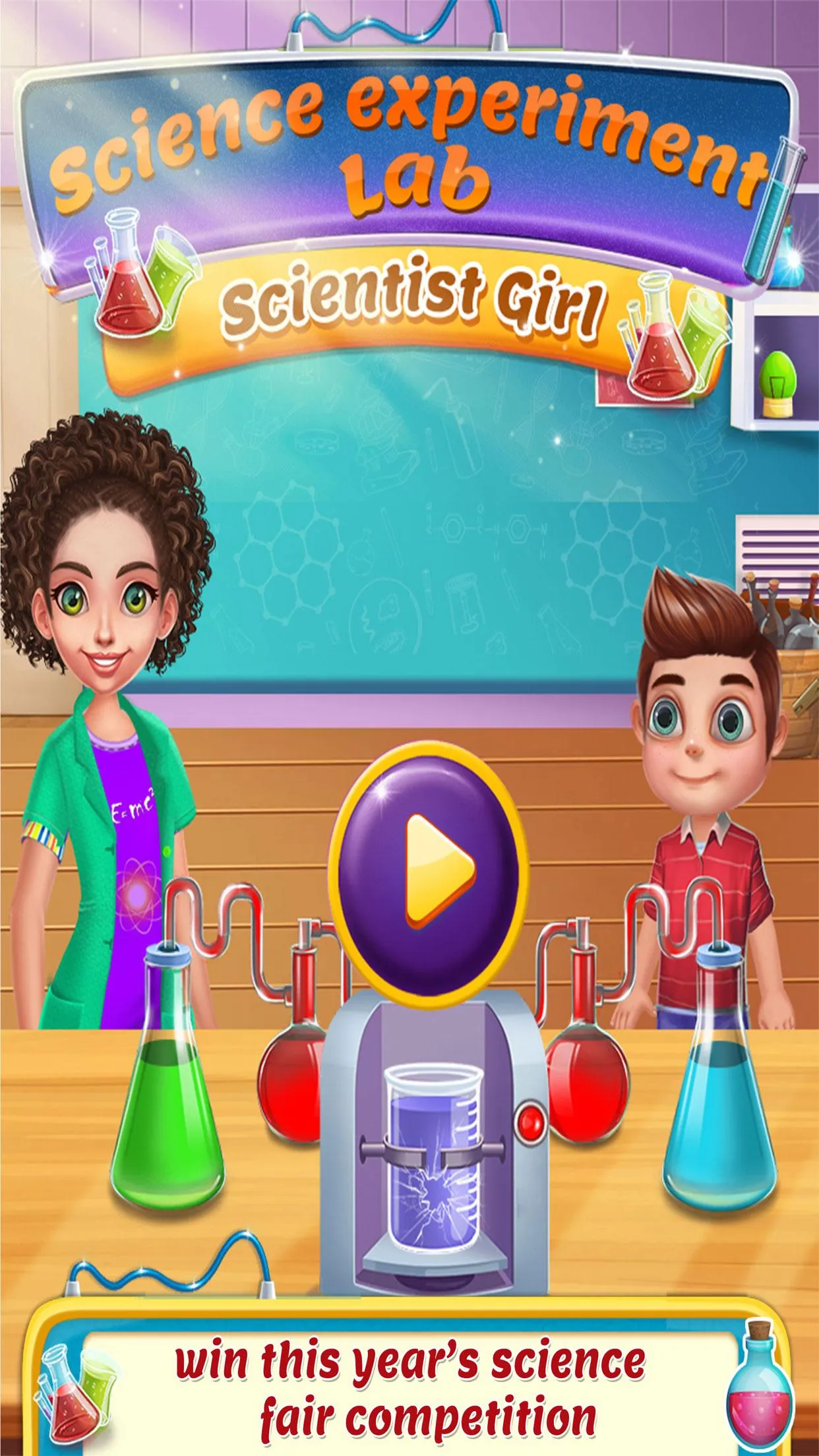 Science Experiments Lab Girl | Indus Appstore | Screenshot