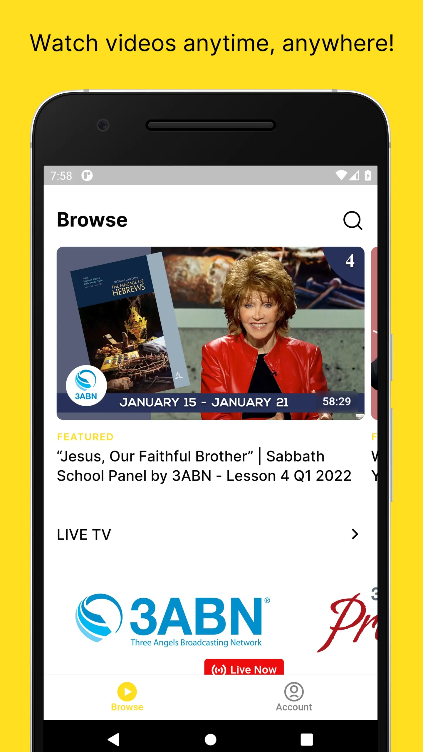 3ABN+ | Indus Appstore | Screenshot