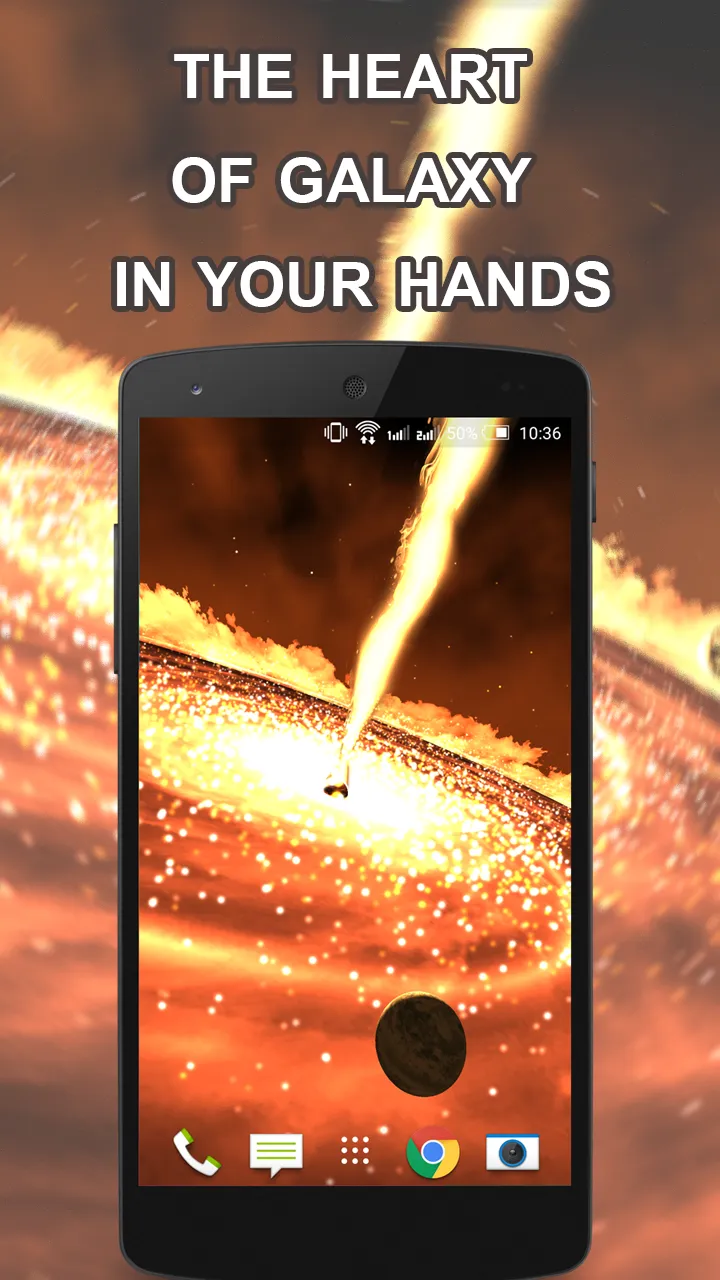 Quasar 3D live wallpaper | Indus Appstore | Screenshot