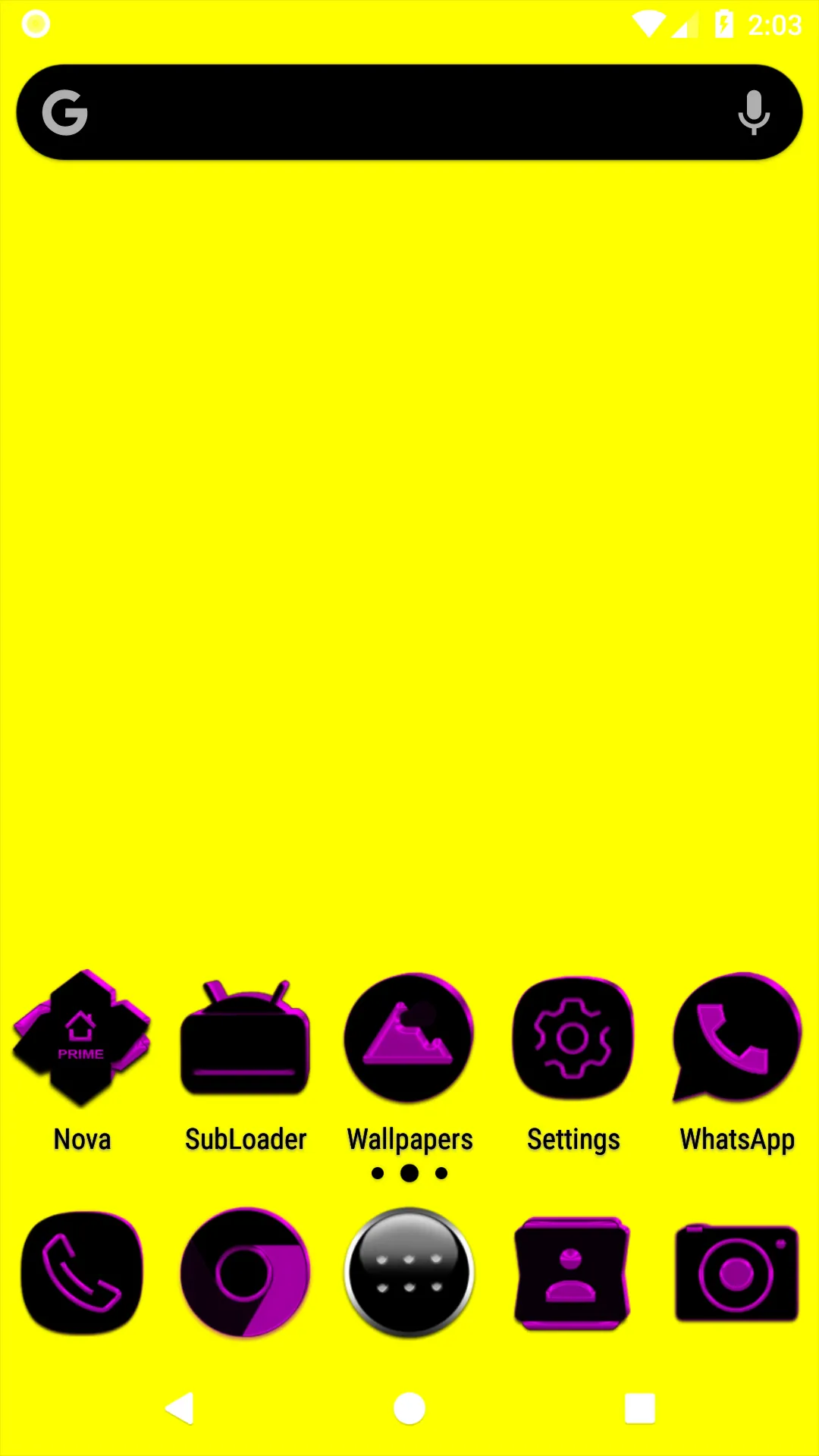 Black and Purple Icon Pack | Indus Appstore | Screenshot