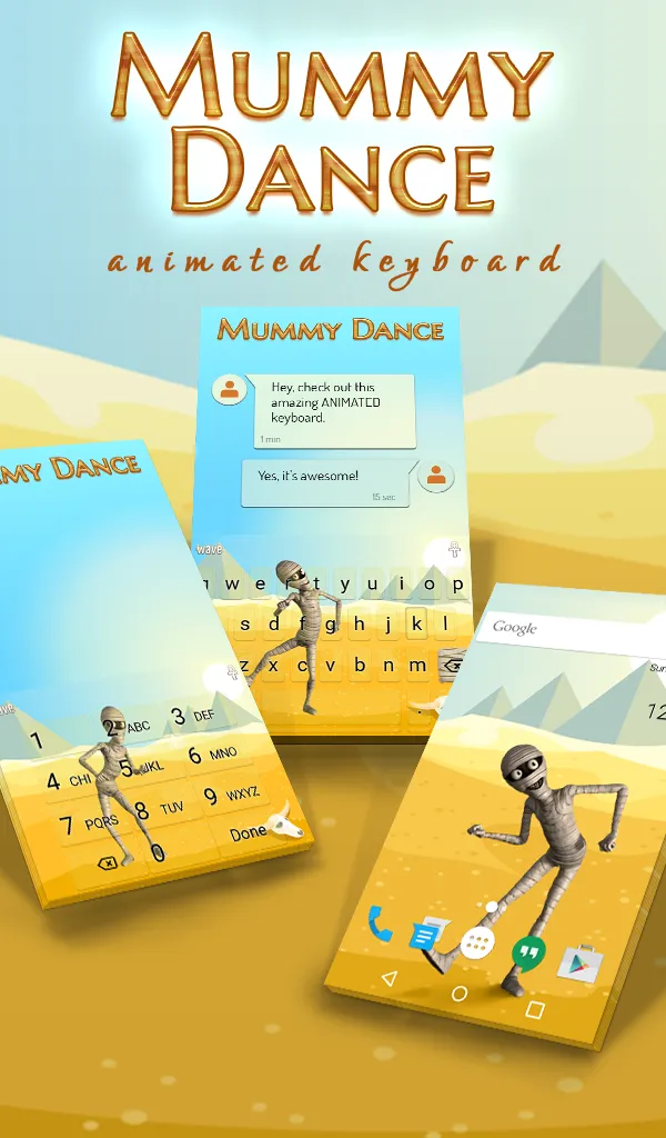 Mummy Dance Keyboard Theme HD | Indus Appstore | Screenshot