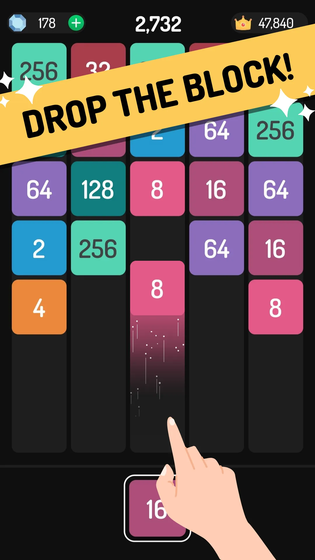 X2 Blocks: 2048 Drop & Merge! | Indus Appstore | Screenshot