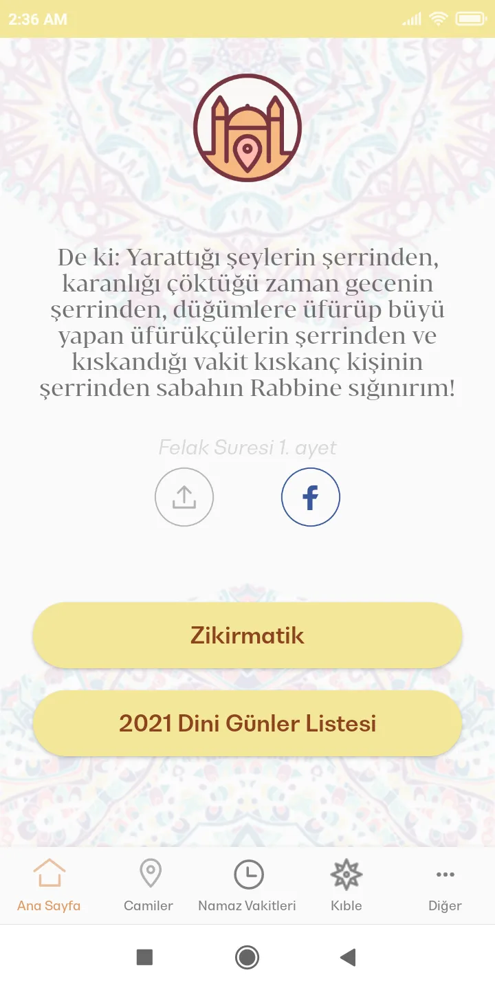 Namaz Vakitleri ve Camiler | Indus Appstore | Screenshot