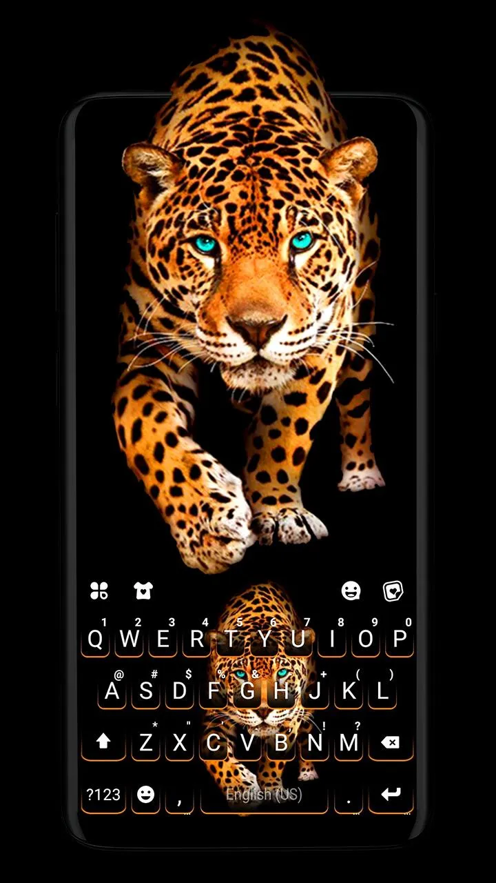 Fierce Cheetah Keyboard Theme | Indus Appstore | Screenshot