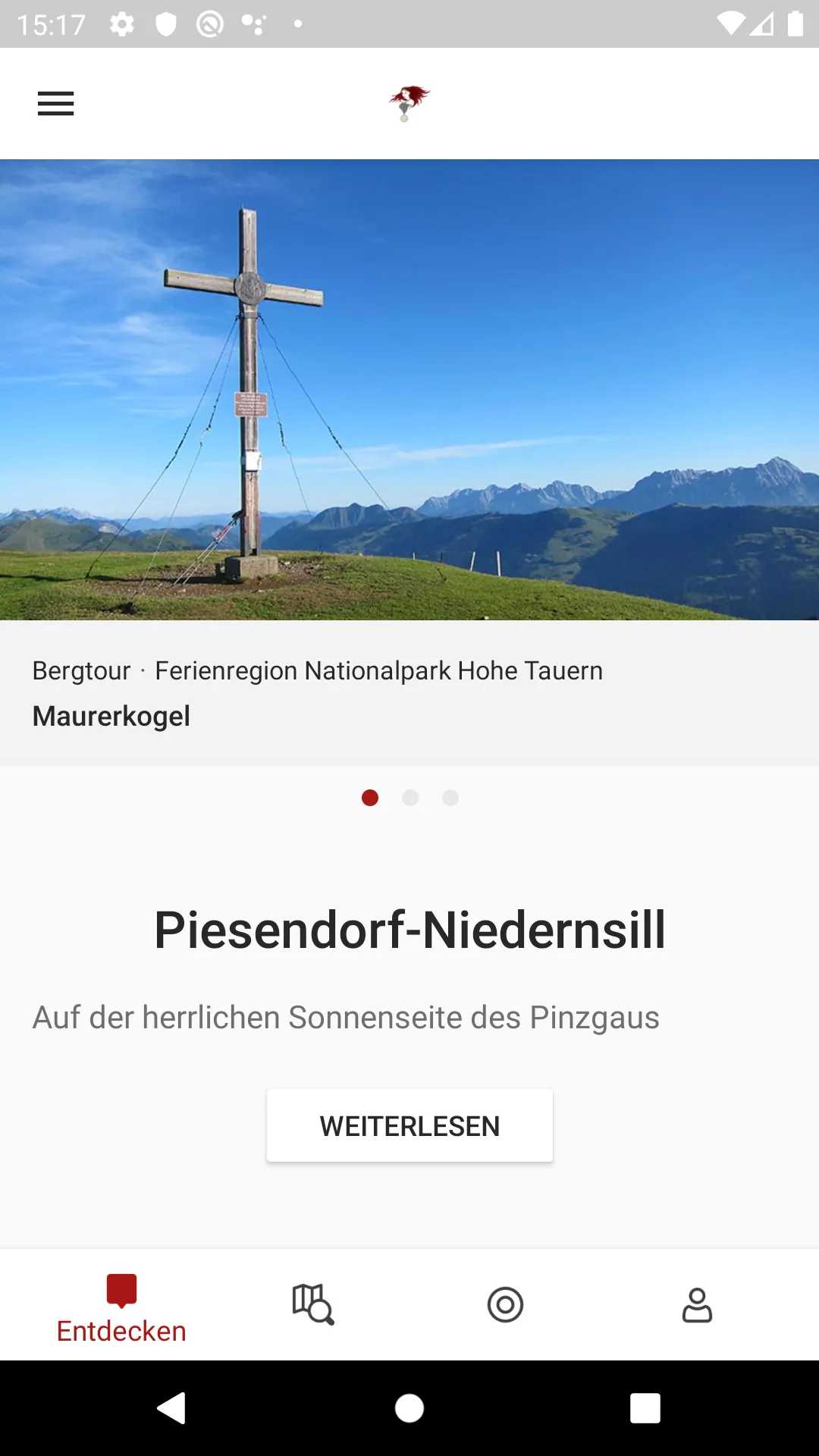 Piesendorf Niedernsill erleben | Indus Appstore | Screenshot