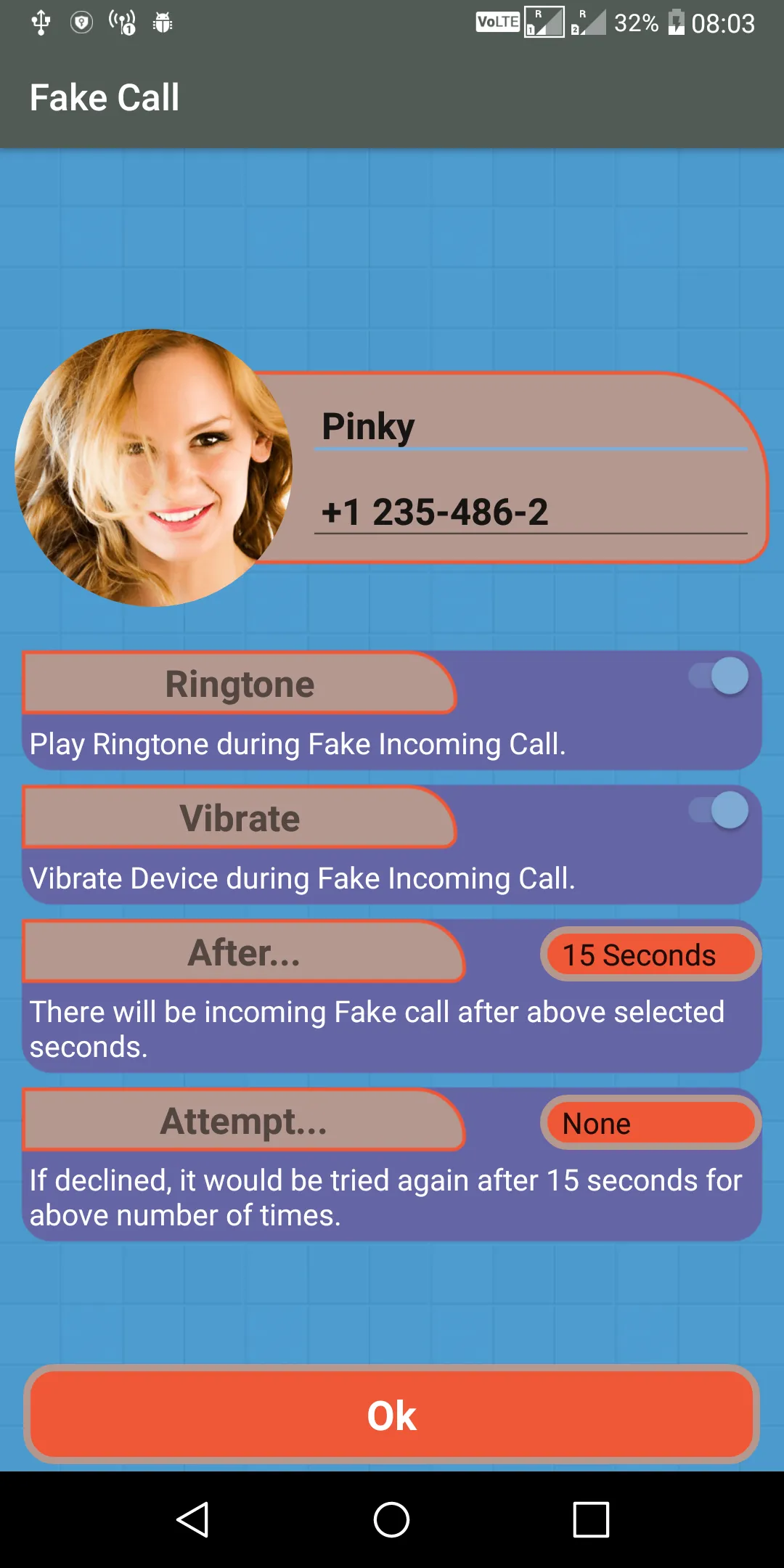 Girlfriend Calling Prank | Indus Appstore | Screenshot