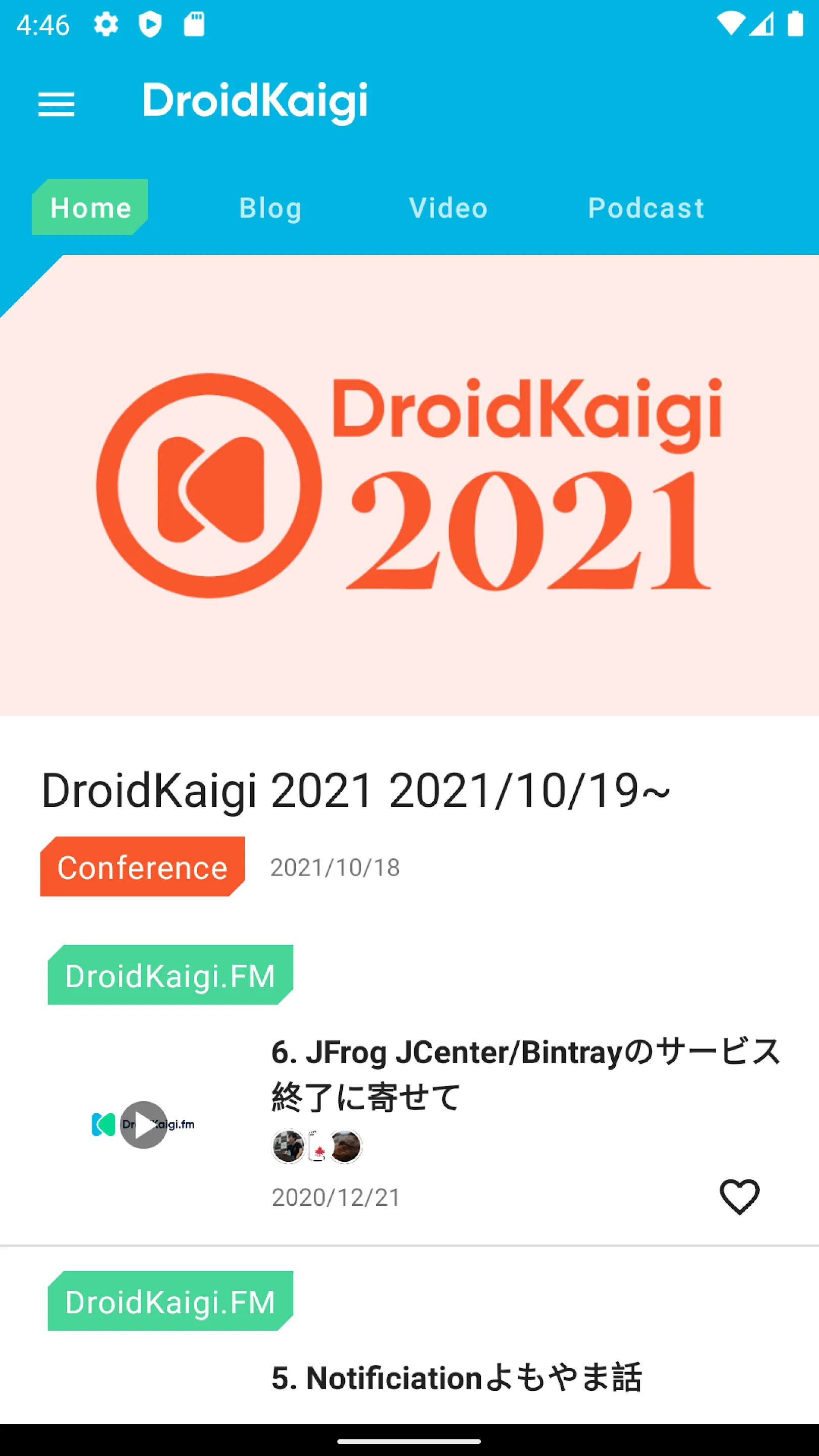 DroidKaigi Official Feeder | Indus Appstore | Screenshot