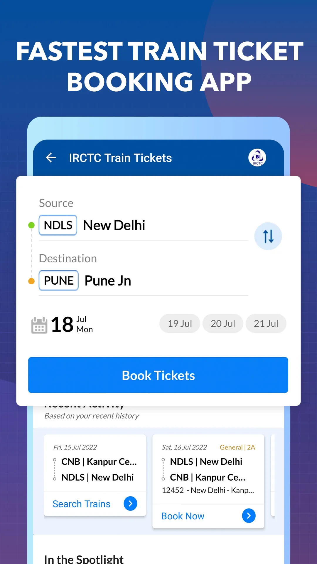 Train App: Book Tickets, Food | Indus Appstore | Screenshot