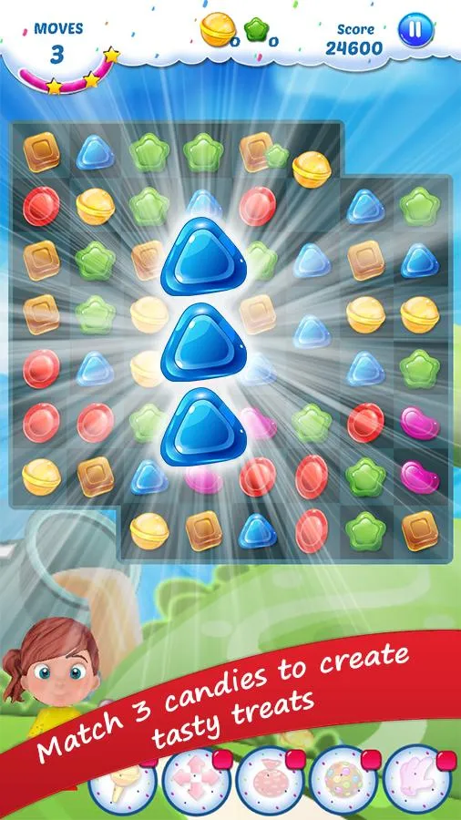 Gummy Candy - Match 3 Game | Indus Appstore | Screenshot