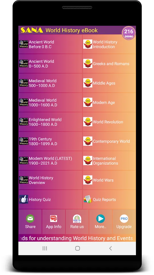 World History Events & Quiz | Indus Appstore | Screenshot