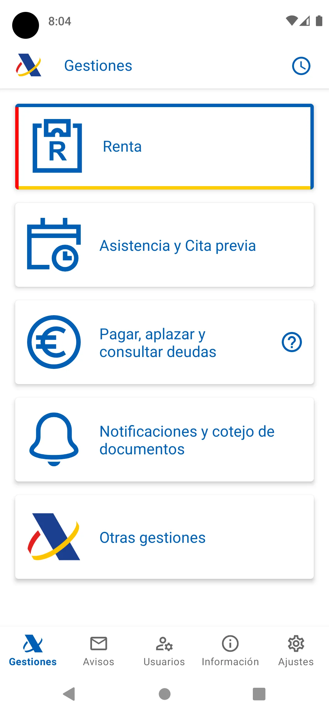 Agencia Tributaria | Indus Appstore | Screenshot