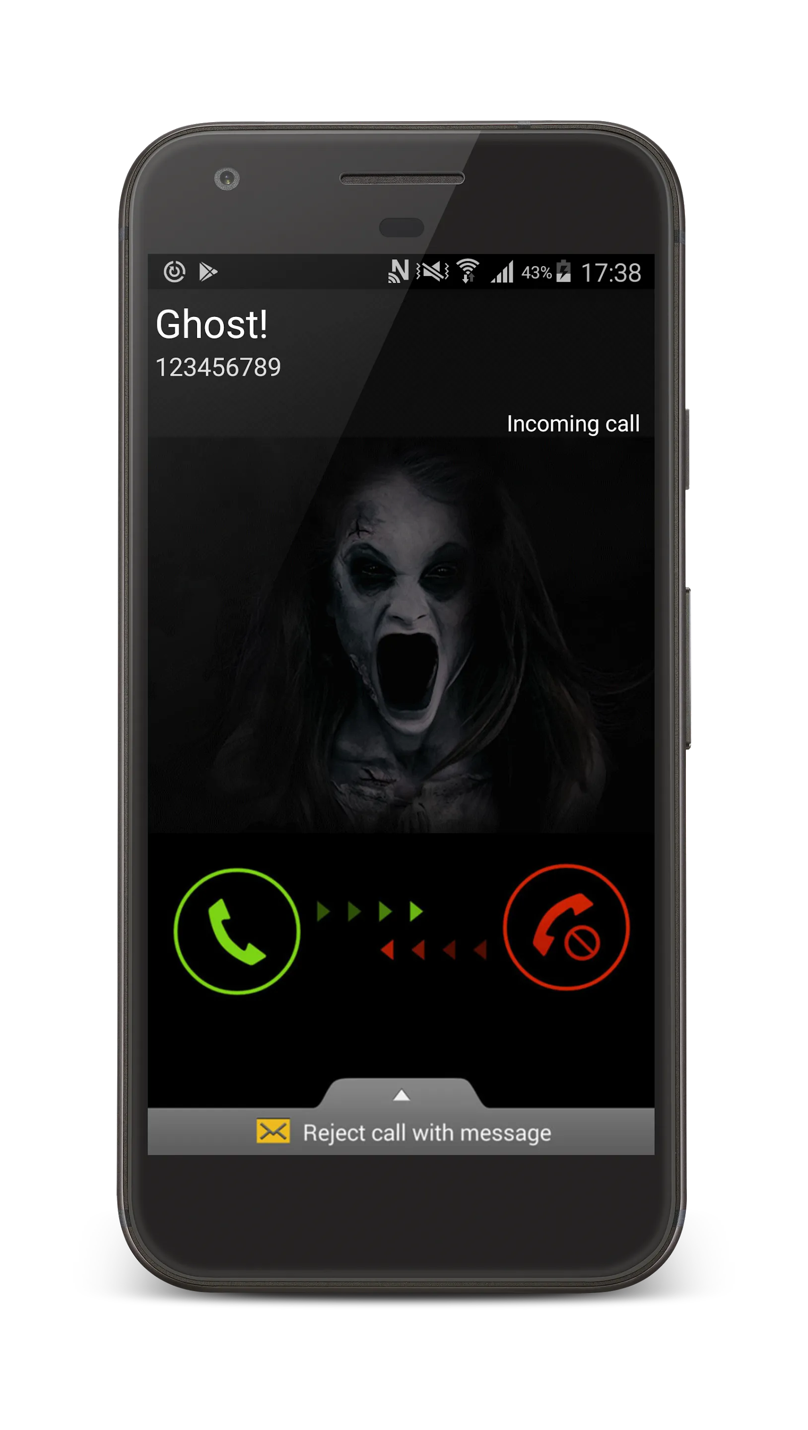 Incoming call from ghost (pran | Indus Appstore | Screenshot