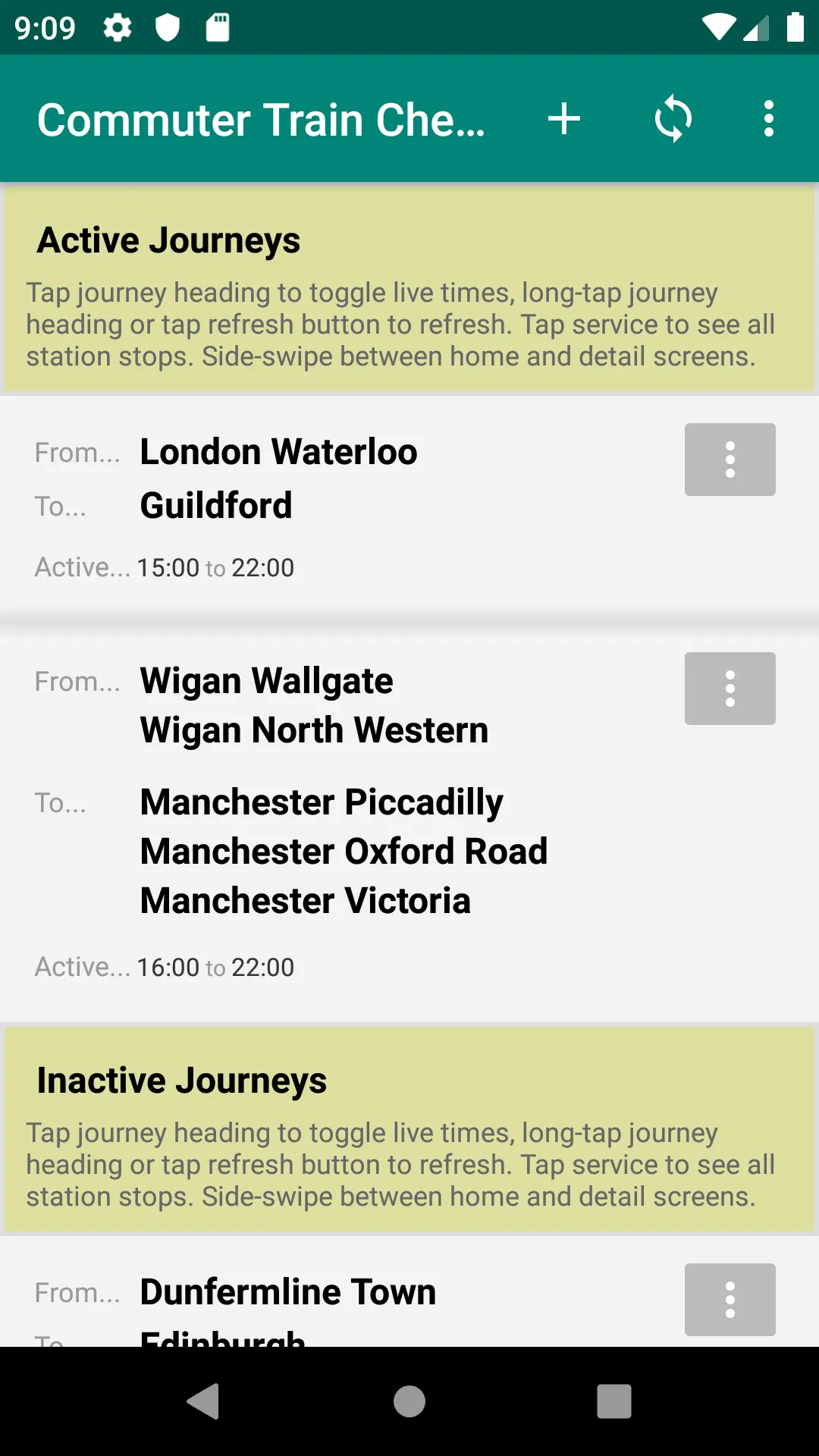 Commuter Train Check | Indus Appstore | Screenshot