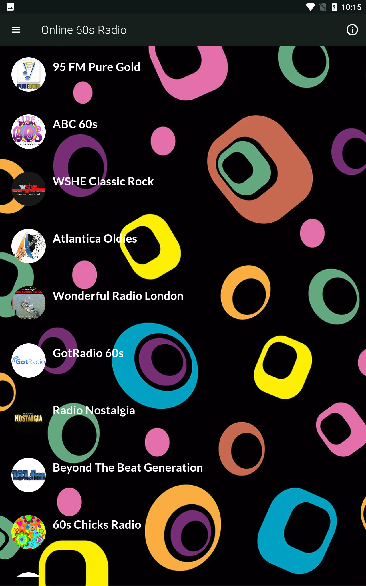 Online 60s Radio - Live Music! | Indus Appstore | Screenshot