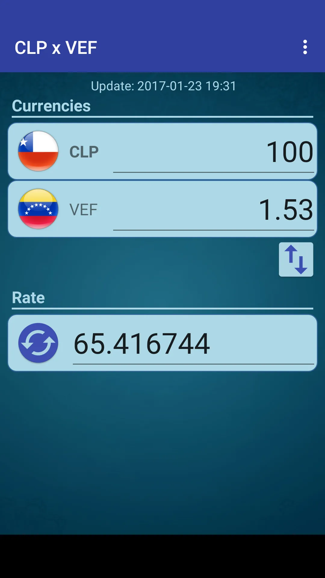 CHL Peso x Venezuelan Bolívar | Indus Appstore | Screenshot